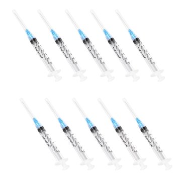 10 x Crowx Syringes 3ml- 1.5 inch Pharmaceutical